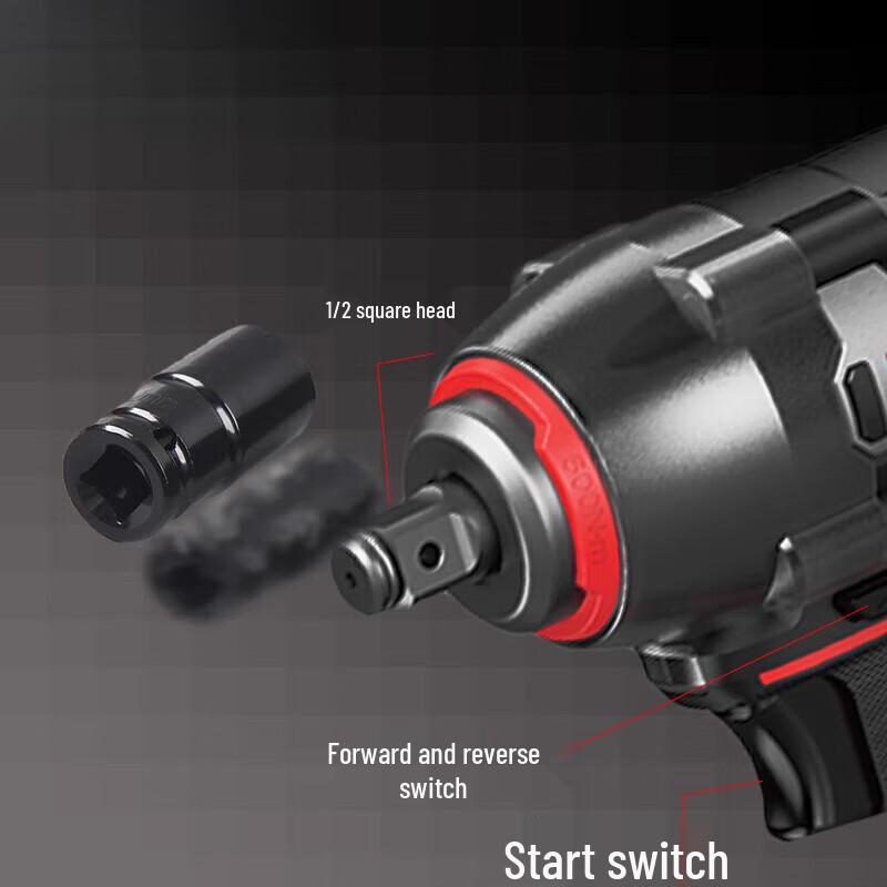 Deli DE231 Cordless Brushless Impact Wrench CN plug (adapter included)