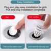 Kitchen Sink Stopper Kitchen Sink Strainer Anti-Odor Anti Clogging Washbasin Stopper For Laundry RV Bathtub Restroom Basin Home