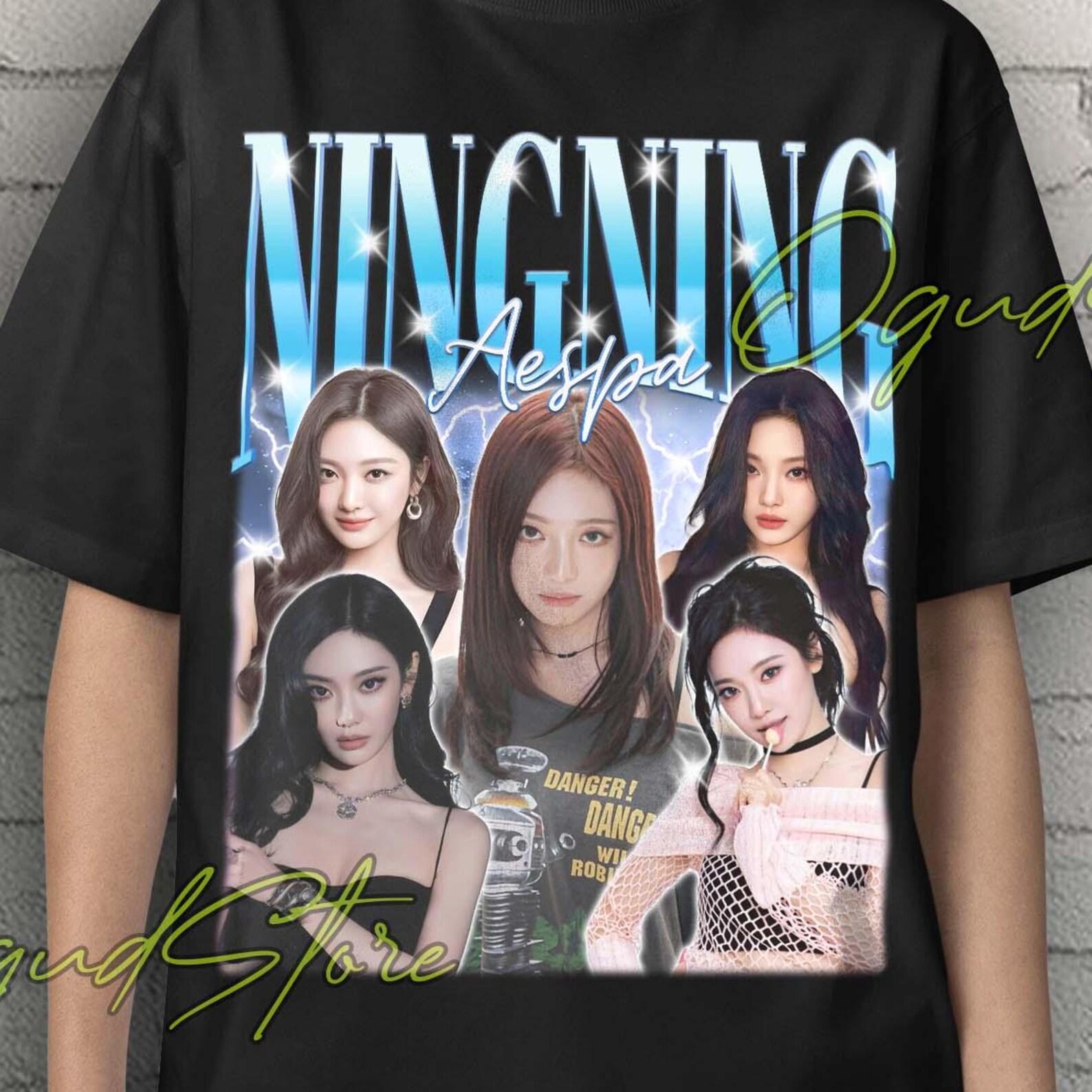 Ningning Aespa Tee, Ningning Tshirt, Ningning Kpop Shirt, Ningning Retro Tees, Ningning Kpop Singer, Ningning Idol Kpop Gift, Ningning KPOP 3XL