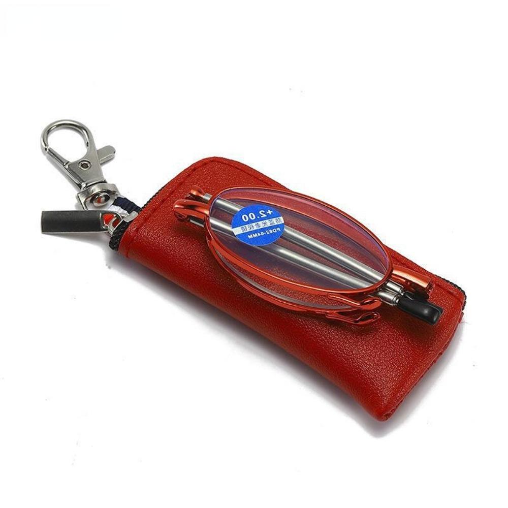 Blaulichtfilter Lesebrille Herren- und Damen Teleskopbrillenbügel Faltbare und tragbare Brille für Senioren