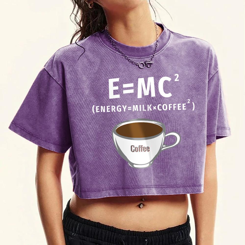 

Engey=Молоко X Кофе Принтованные Выстиранные Женские Футболки Модные Хлопковые Топы Уличная Повседневная Футболка с Коротким Рукавом L