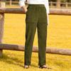 Women Pants Elastic Mid-rise Casual Wide Leg Trousers with Pockets Solid Color Loose Fit Lounge Pants Daily Wear