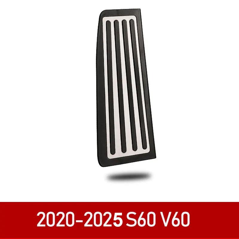 Car Accelerator Brake Pedal Footrest Pedal Plate Cover For Volvo XC60 XC90 S90 v90 s60 v60 xc40 Accessories 2022-25