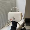High sense five-pointed star trend women's bag summer new fashion solid color beautiful portable shoulder messenger bag women