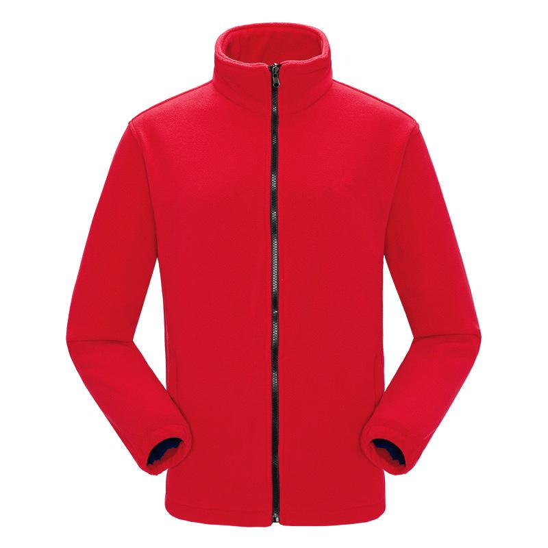 Unisex Sports Outdoor Polar Fleece Jacket - Thick, Warm, Plus Velvet for Autumn and Winter