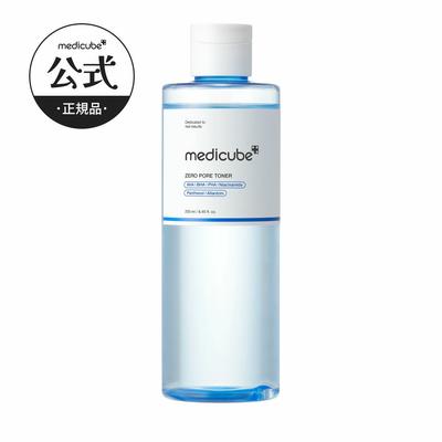 Medicube Officiële Zero Pore Toner 250ml (Medicube Koreaanse Cosmetica Lotion Huidverzorging Thuiszorg Versteviging Exfoliatie Vocht Hydraterend)