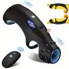 HESEKS Remote Control Vibrating Cock Ring Sleeve Sex Toys Penis Sleeve Penis Ring Cock Sleeve G Spot Vibrator Sex Toys For Men