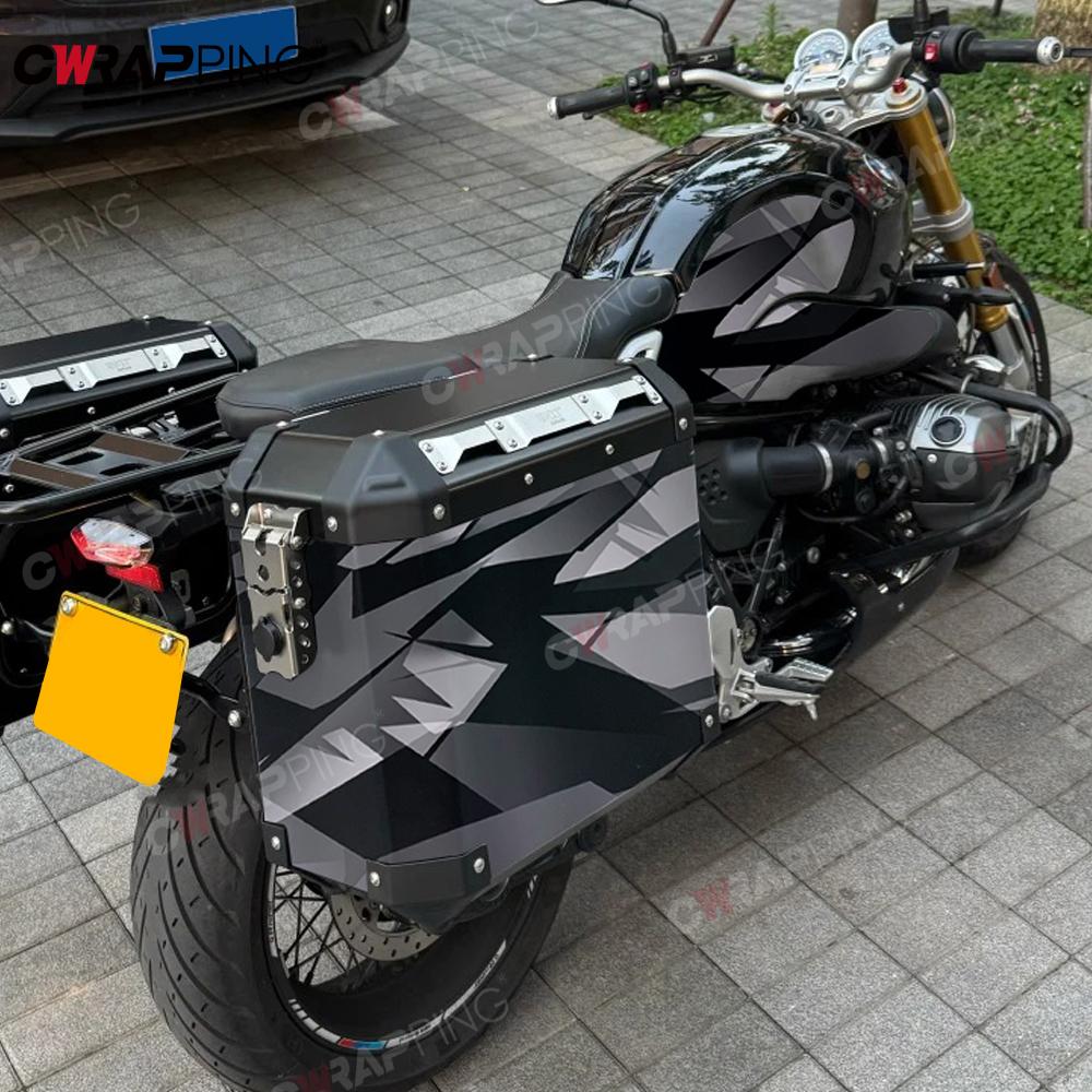 Auto Body Films PVC Self-adhesive Film Geometric Camo Automotive Wrapping Wrap Vinyl Car Body Stickers for Car Decal Sticker