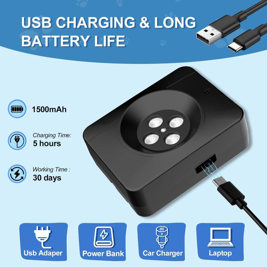 2024 Ultrasonic Outdoor Smart Anti-Bark Device