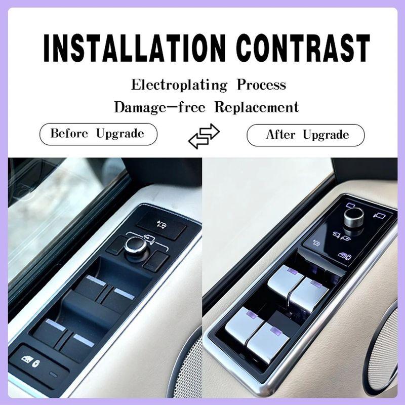 For Rover Range Rover Sport/Vogue Autobiography Steering Wheel Touch Buttons & Power Window Upgrade Buttons - Auto Parts RefitF