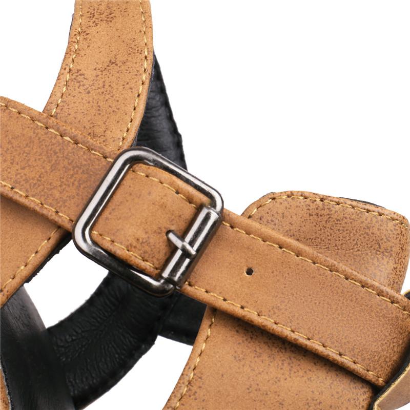 Women's High-heeled Sandals Spring and Summer New Thick Heel Large Size Casual Fish Mouth Roman Sandals