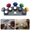 Watch Repair Kits 4/5 Dish Watch Oiler Grease Dish Watch Oil Container Tool with Stand for Watchmaker Maintenance Tasks