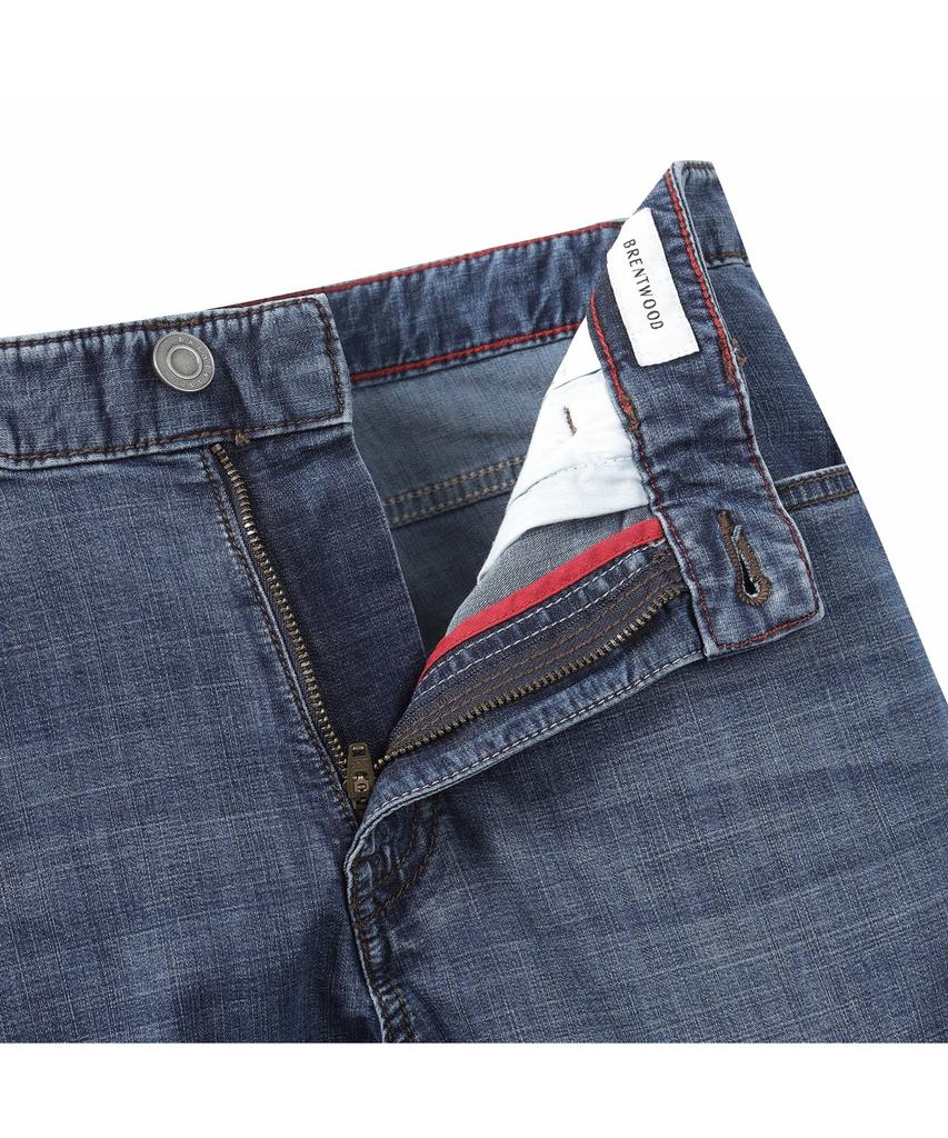 BRENTWOOD Standard Fit Blue Coolmax Denim Brpdm26512Bux