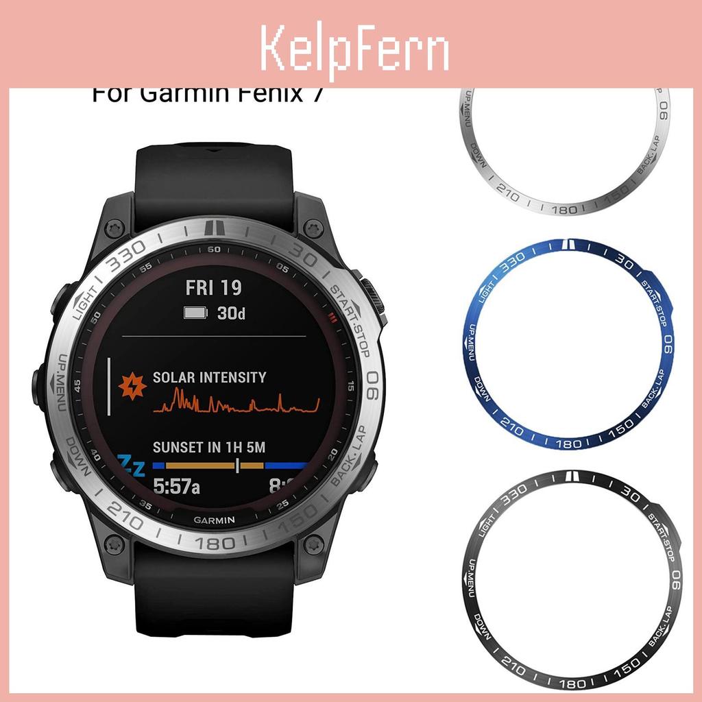 Adhesive Smart Watch Bumper Case Accessories Metal Bezel For Fenix 7 Protection Ring Metal Case Frame Protector