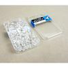 KOKUYO Plastic Thumbtack Daruma Type Transparent Kahi-25T