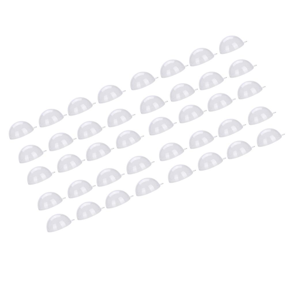 20Pcs Fillable Clear Plastic Ball Wedding Christmas Decoration Ornaments (5cm)