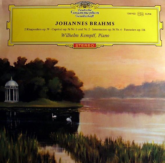 

LP Record WILHELM KEMPFF - Brahms : 2rhapsodien, 2capricio Int 138902SLPM DEUTSCHE GRAMMO 1964 Japan Classical Used