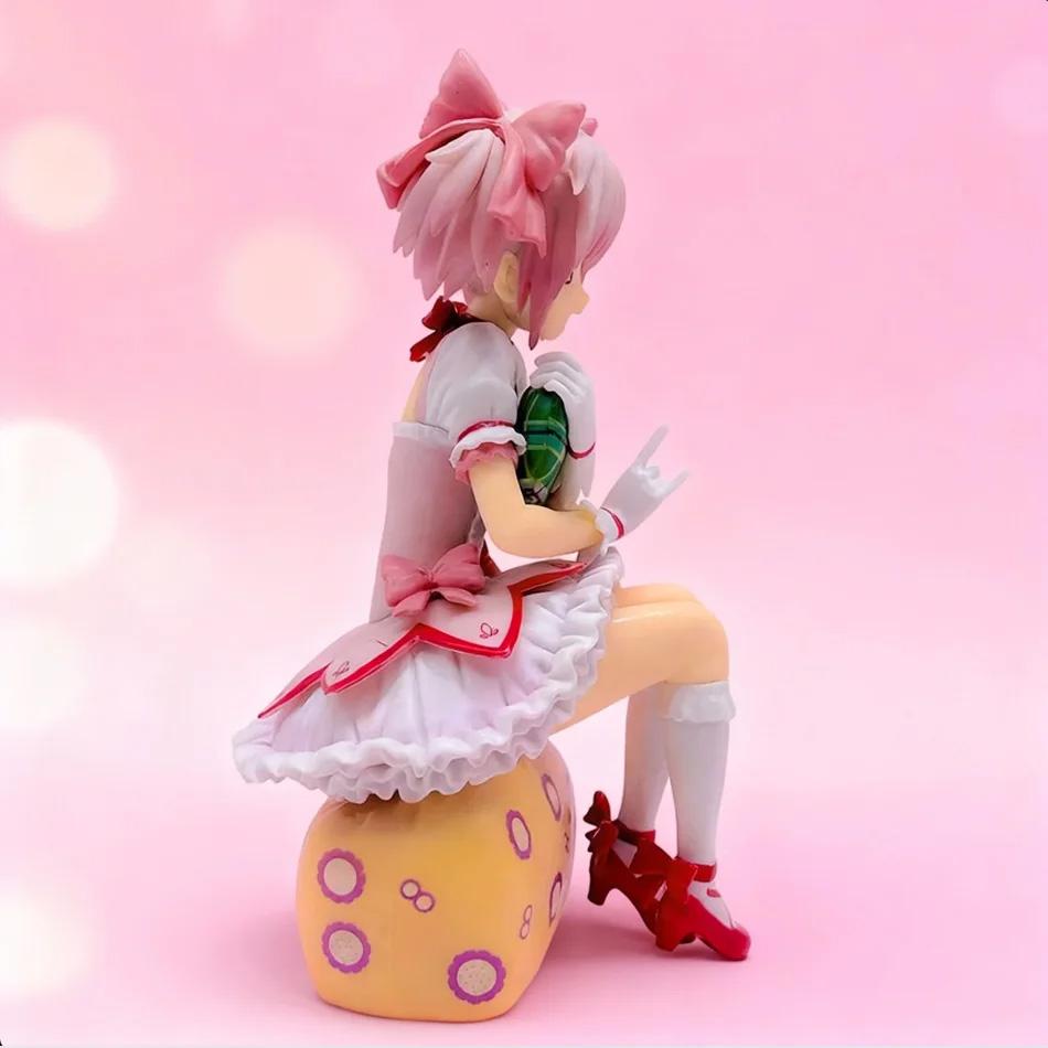 Anime Puella Magi Madoka Magica Aniem Figure Kaname Cute Models Figurines Desktop Ornaments Exquisite Toy Collection Otaku Gifts