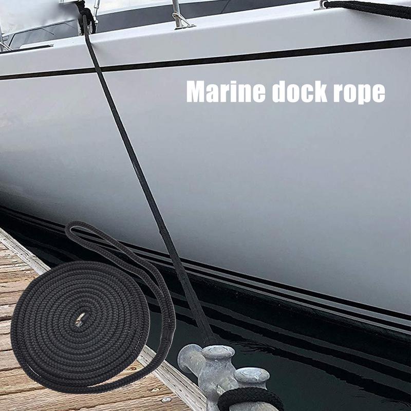 Boat Dock Lines Heavy Duty Strong Nylon Rope Docking & Anchoring Supplies For Kayaking Boating Tubing Sailing Rafting Canoe Ski