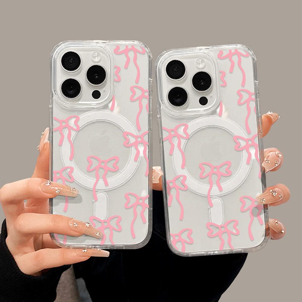 Magnetic Phone Case for iPhone 12 14 16 17 Pro 17 16 15 14 13 12 Pro Max  12 13 14 15  16 High Quality Shockproof Shell Full Protection Cute Style