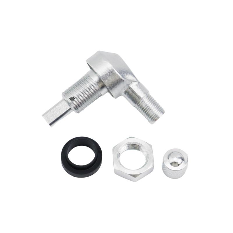 1 Pair Universal Aluminum Motorcycle Wheel 10.1mm/7.8mm tpms Tire Valves Stem for Motorbike Electric Scooter Bike 90 Degree CNC