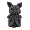 Small Halloween Statues for Shelves Resin Figurine, Spooky Skeleton Pumpkin Ghost Statue Home Accents Tiered Tray, Tabletop, Shelf, Indoor Kitchen