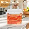 4/5L Pickle Jar Leakproof Pickle Ferment Container for Pickle Cucumber Gherkin Sauerkraut Olive Kimchi Storage Ferment Container