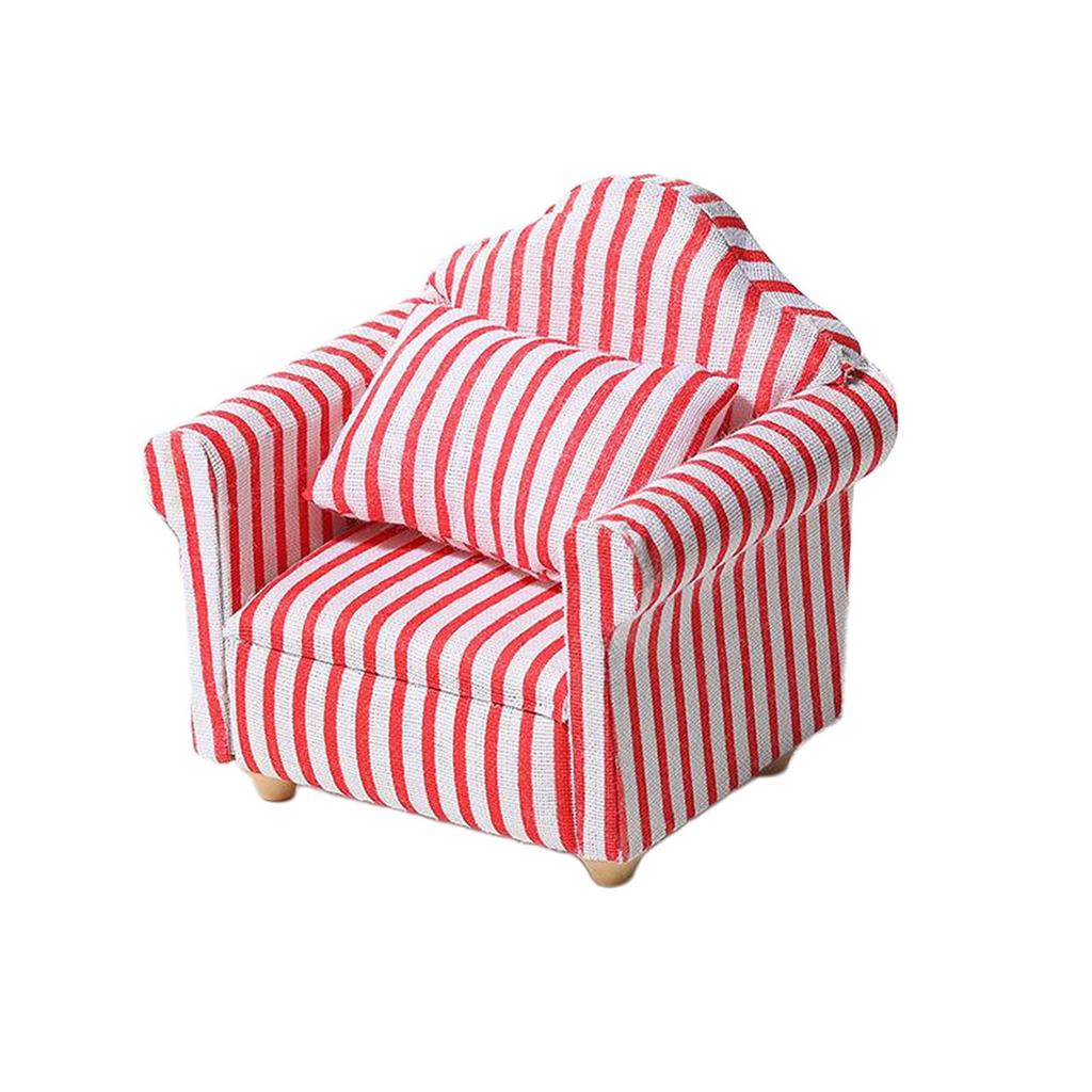 1/12 Dolls House Miniatures Modern Seat Armchair Sofa Settee