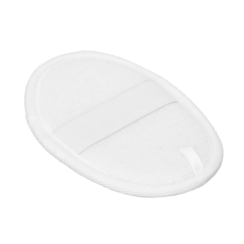 Loofah Pad Exfoliating Cleaning Soft Bathing Sponge Scrubber with Elastic Band for Facial Body