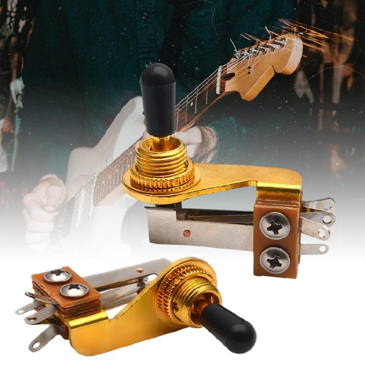 L Type Open Frame Guitar Switches 3 Way Toggle Replacement Seamless Switching Small Size for Effortlessly Installation
