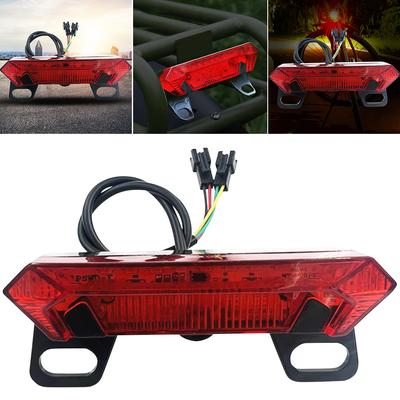 E-bike Tail Light DC 36-60V Electric Bicycle Rear Light Ultra Bright Turn Signal Cycling Tail Lamp Safety Warning Bicycle Light