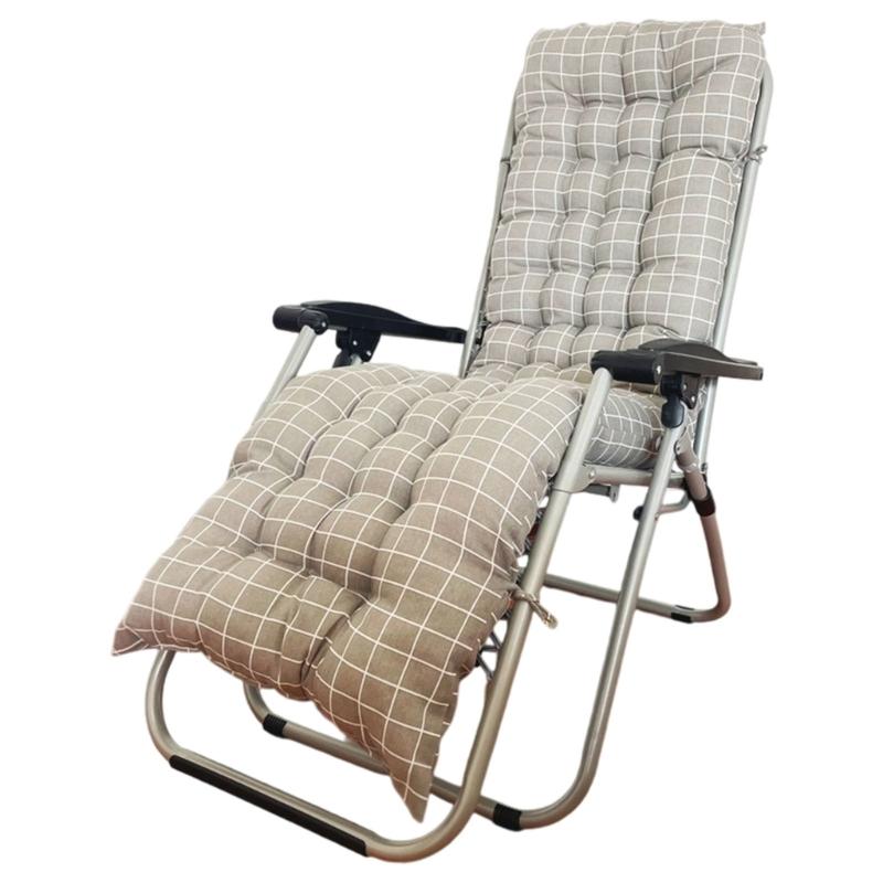 Thickened All Weather Lounges Chair Pad Waterproofs Cotton Polyester Blend Cushions For Chaise Lounges Indoor Outdoor Use