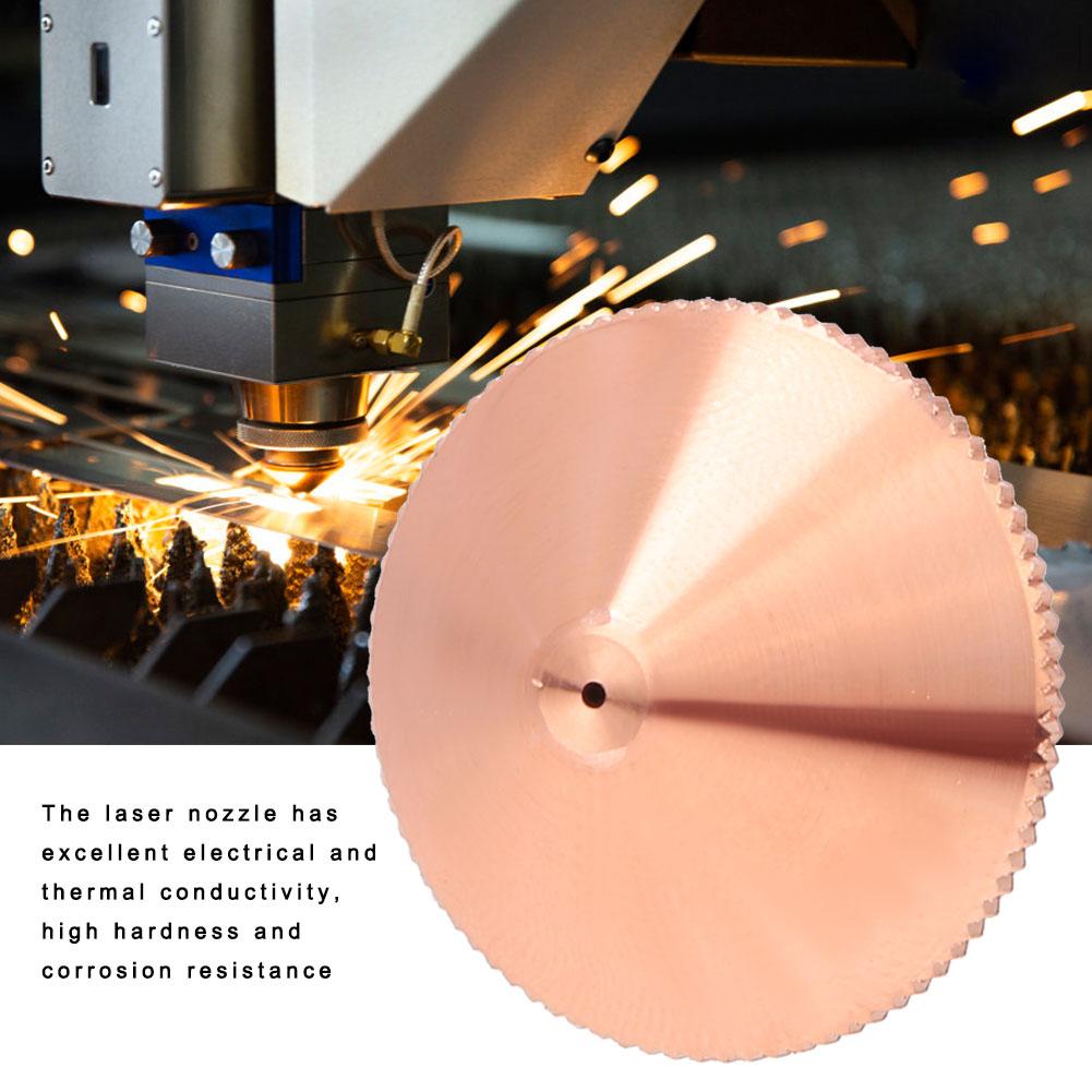 1 Stück Einlagige Laserdüse Messing für CO2 Faserlaserschneidmaschine 0.81.01.21.41.5mm1.0mm