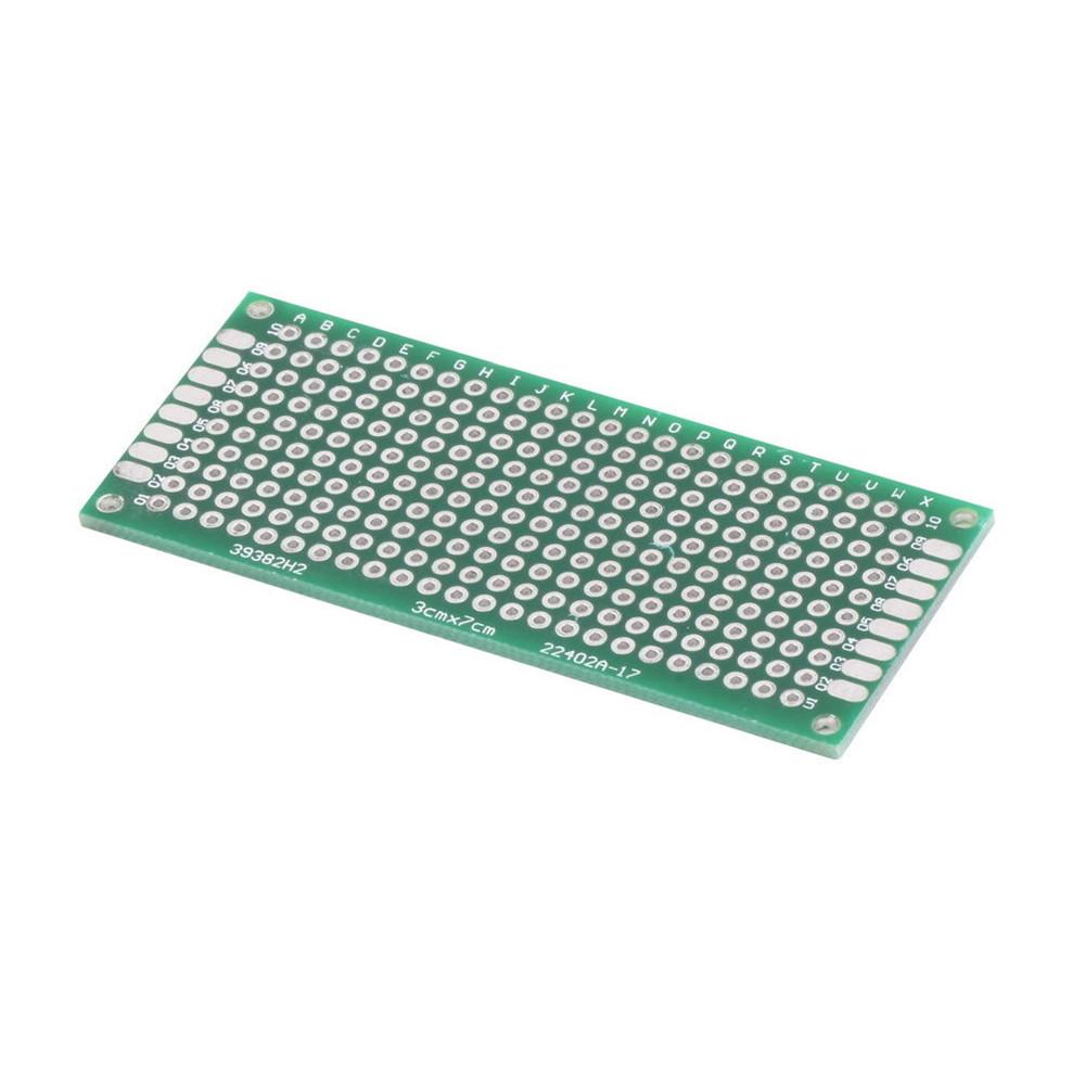 10Pcs Double Side Prototype PCB Bread board Tinned Universal 3x7 cm 30x70 mm 10Pcs Double Side Prototype PCB Bread board Tinned Universal 3x7 cm 30x70 mm