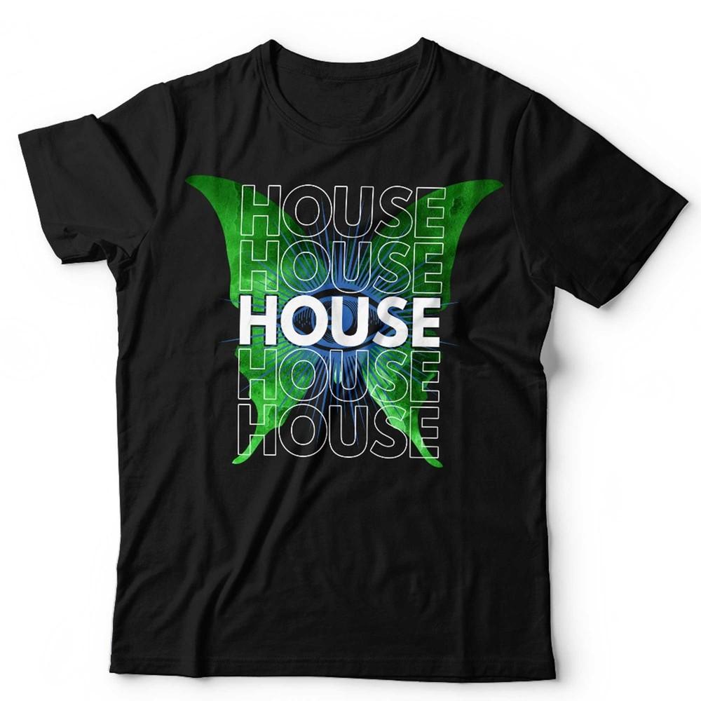 House Music Butterfly TShirt Unisex Kids Semi Fitted Ladies Rave Festival 3XL
