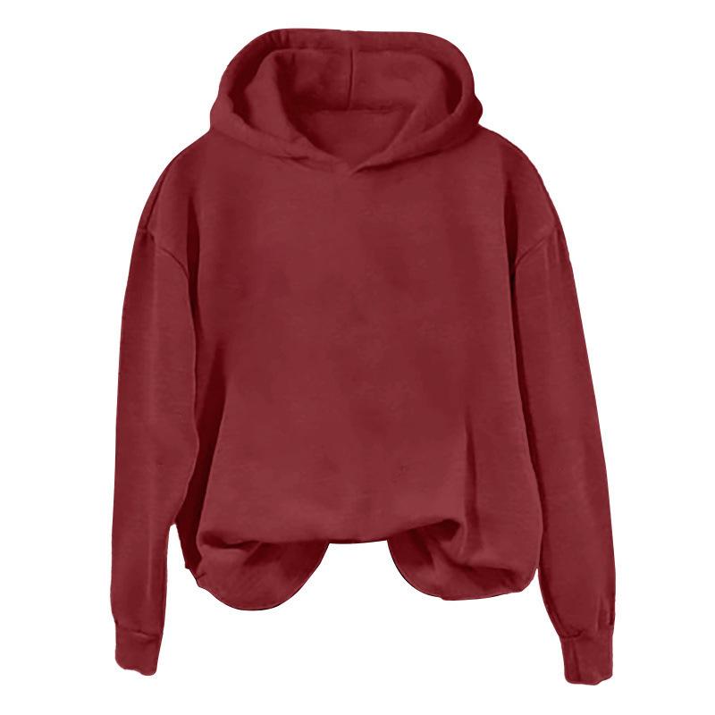 2025 Women's Bestseller Hooded Sweatshirt, No Drawstring or Pockets, Round Neck, Sizes S-5XL