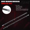 Front Door Window Belt Weatherstrip, Moulding Trim Seal Compatible With Toyota Vehicle Tacoma 1995-2004 Replace# 68160-04020 68210-04020 (2PCS)