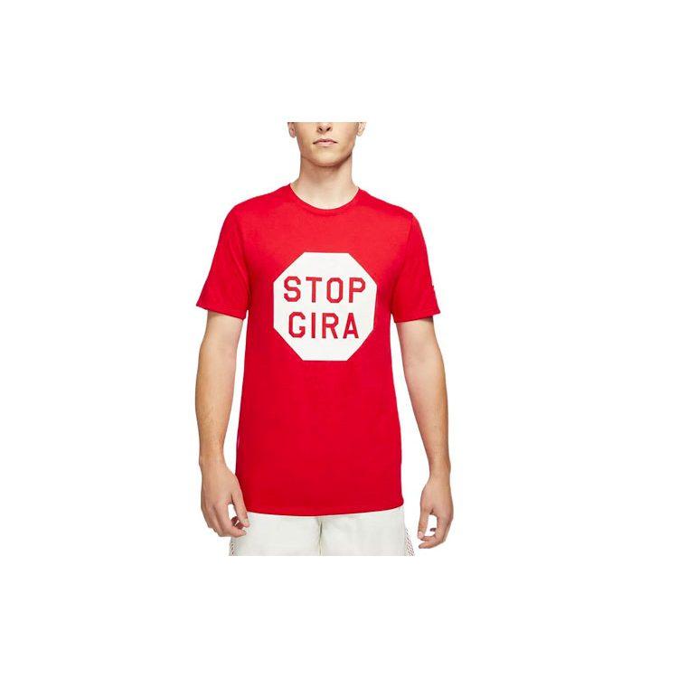 Nike T Shirt Asia Version Men's Red CU1581-657