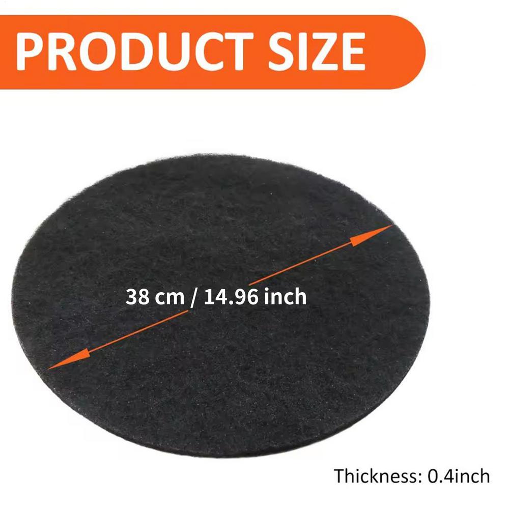 

Oil Splash Pad Drain Pan No Splatter Pad Highly Absorbent Automotive Oil Mat Floor Protector For Work Maintenance Repair Garage чорний