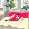 Arsenal Floor Rug Office Rug Design for Playrooms Bedrooms Foyer Decorate room Antislip Carpet Office home decor Perfect Gift for Friends & Family