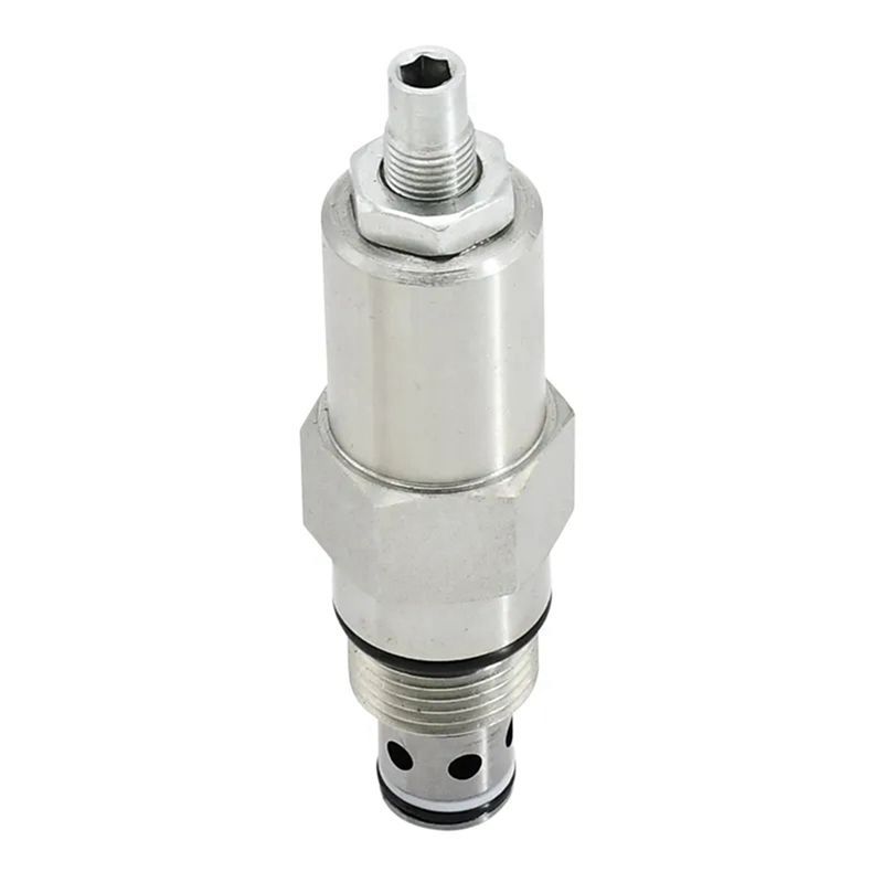 Precise 1 Piece Pressure Relief Loader Control Valve Silver Metal For Case Loader Backhoe 580L 580SM Loader Landscaper