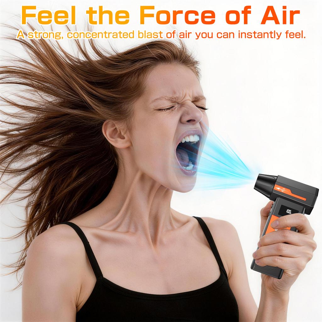 Car Violent Fan Turbo Blower With Outlet Nozzles Blow Snow Jet Fan Blow And Suction 2 In 1 110000RPM Electric Air Duster Cleaning Blowing Tool
