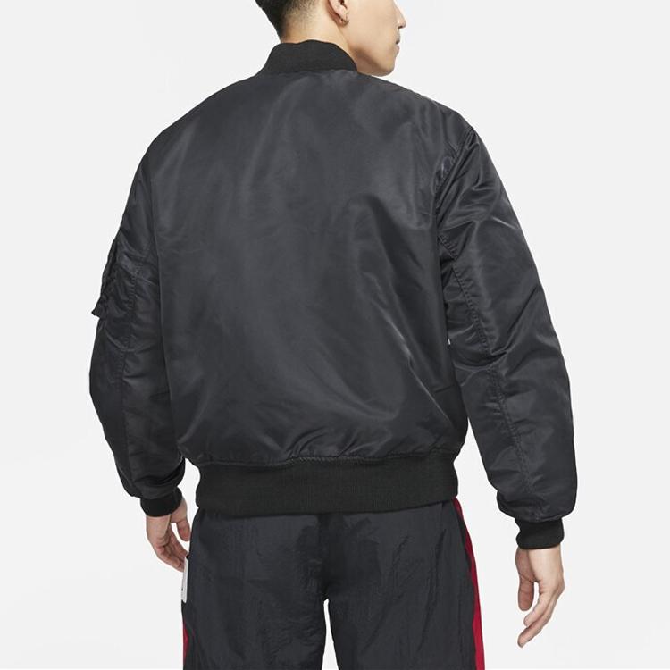 Jordan Air Baseballjacke Herren Schwarz (Unisex) Baseballjacken CV2243 010