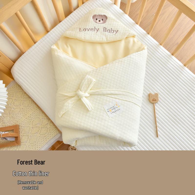 Huan Gu Forest Bear Baby Cotton Swaddle