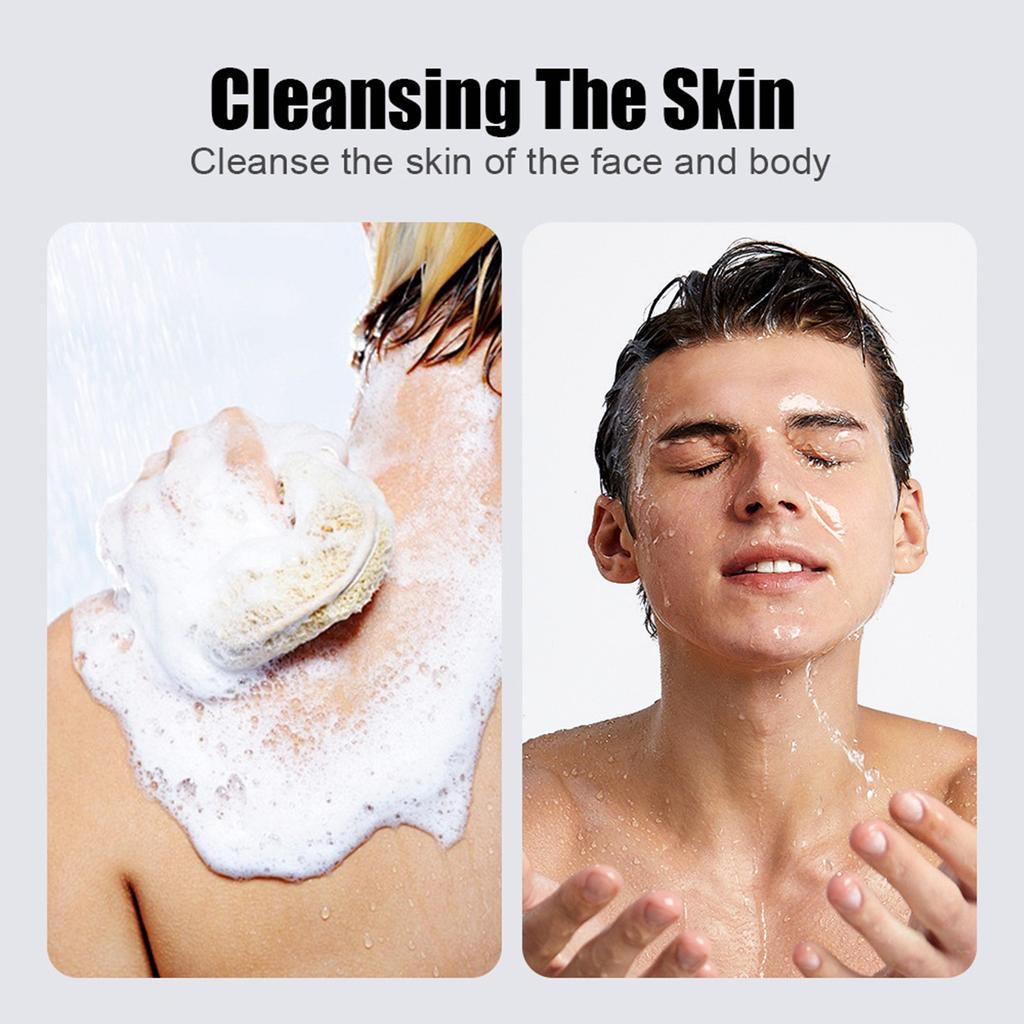 Reinigende, dekontaminierende und feuchtigkeitsspendende schwarze Seife für Männer und Frauen