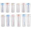 Roomy Lightweight to Carry Straw Cup See Through Non-leaking Water Cup with Filter Charming Drink Bottle for Boys and Girls