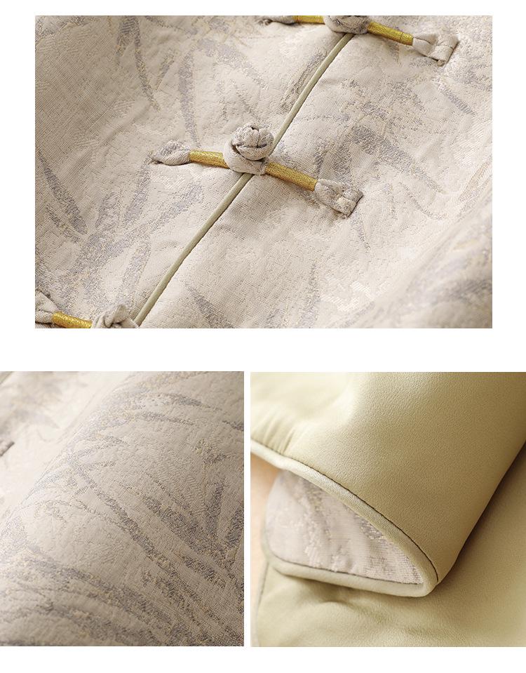 High-End Zen Style Women's Chinese Vest - Autumn Lightweight, Plus Size, Frog Button Design