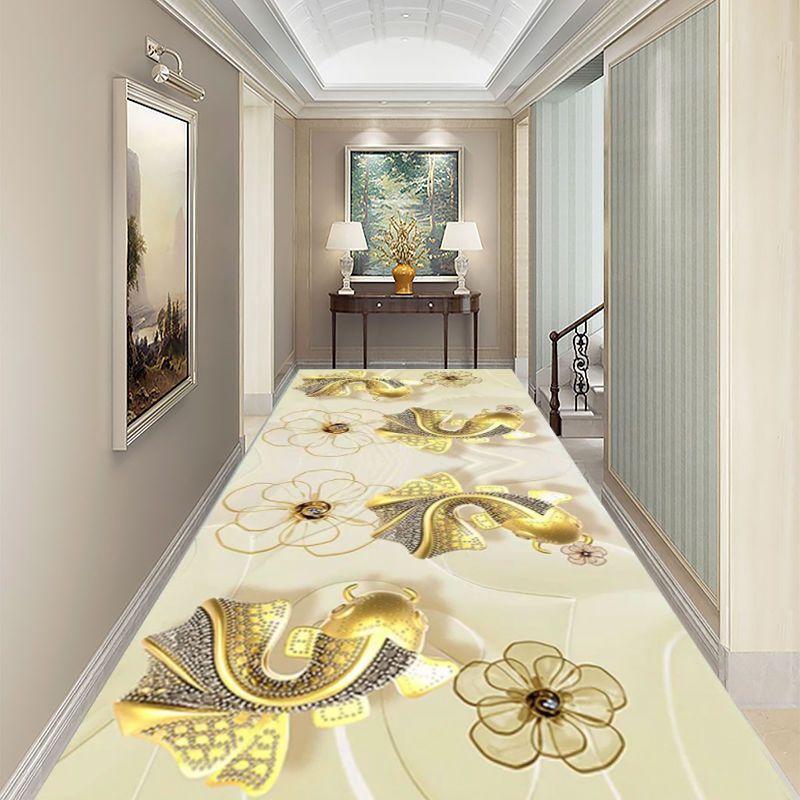 Chinese Style Corridor Aisle Carpet Hotel Hotel Stairs Non-Slip Floor Mats Home Entrance Carpet Custom Corridor Long Carpet