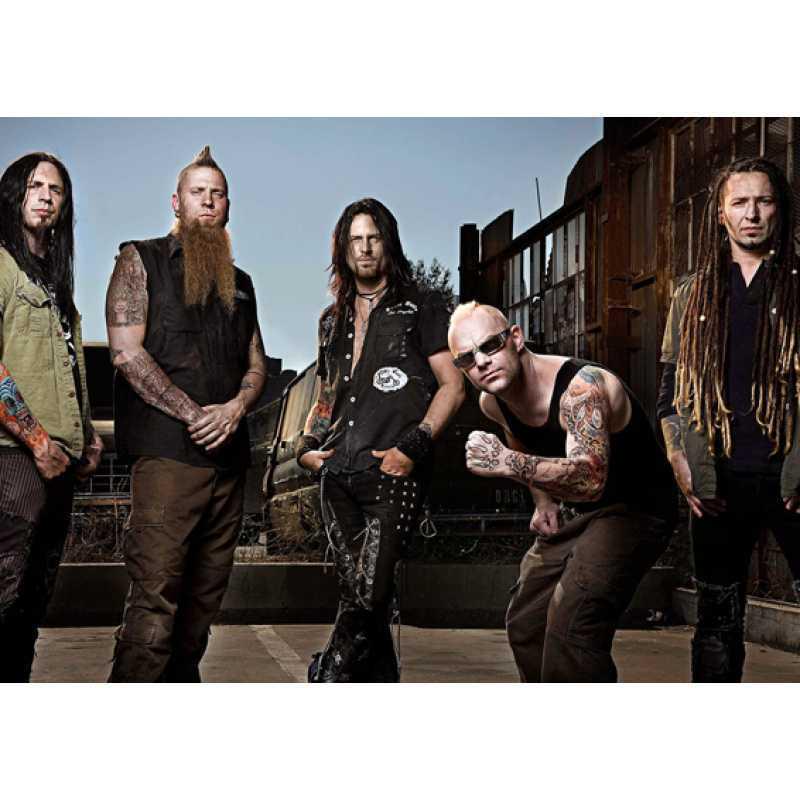 

Five Finger Death Punch Metal Band Poster - Framed Decorative Kraft Paper Art with Free Shipping Yellow Kraft Paper (No Glue) 30X42 cm