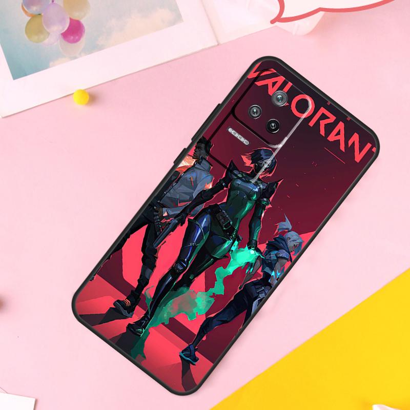 Valorant Handyhülle für Xiaomi 14 Ultra 13 11T 12T 13T Pro 12 Lite POCO X6 Pro M6 X3 X4 X5 M5s F3 F5 Hülle